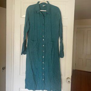 Vintage Click "Color Me Cotton" Linen Dress